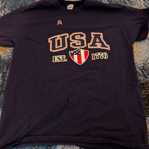 Navy USA 1776 Graphic Tee